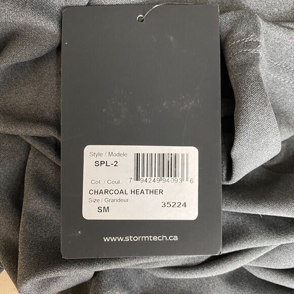 Stormtech TShirt Mens Small Gray H2X Dry Performance Combination Shoulder NEW - Picture 7 of 16